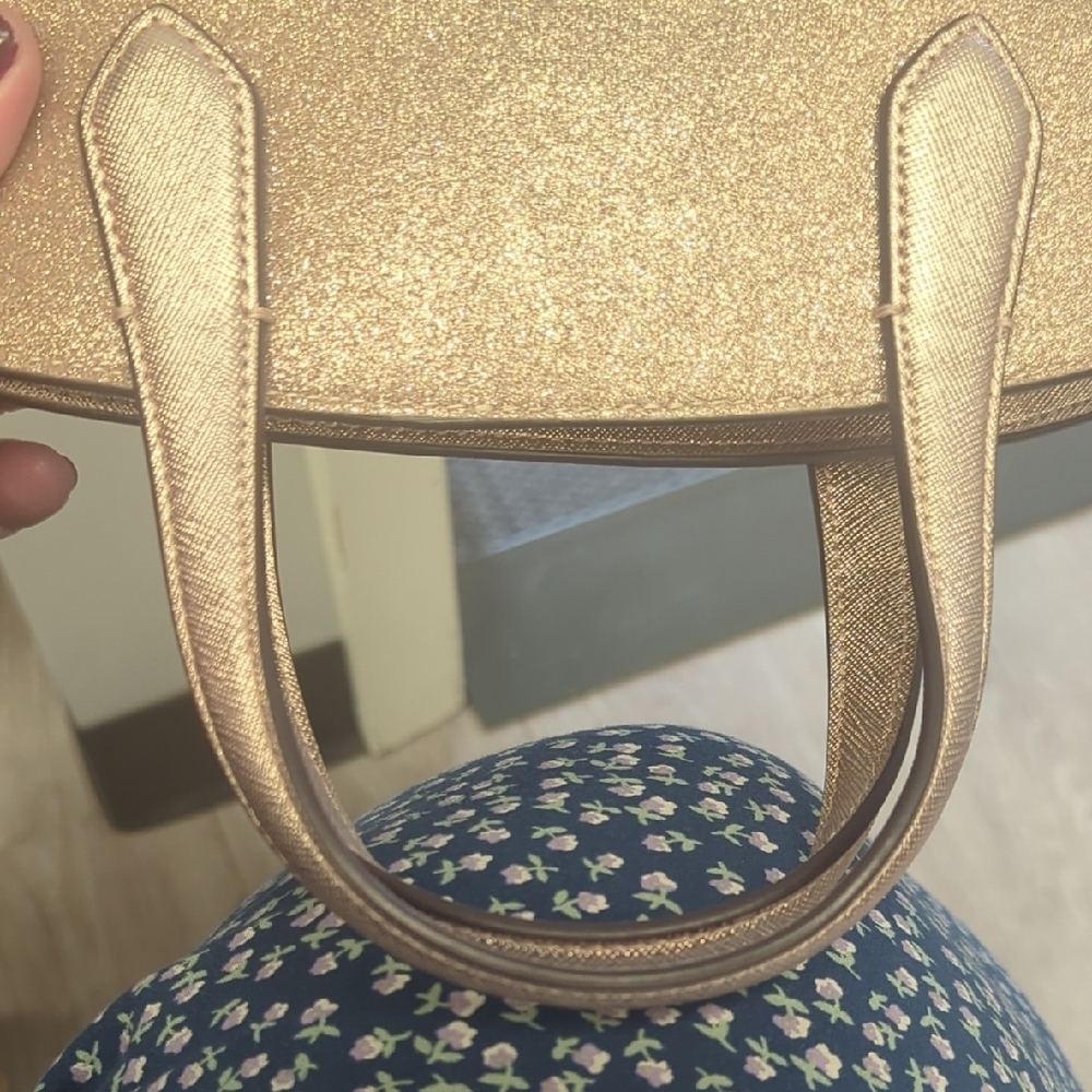 Kate Spade Gold Satchel with Luxurious Finish - Picture 7 of 9